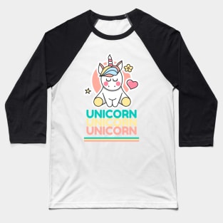 I love Unicorns Baseball T-Shirt